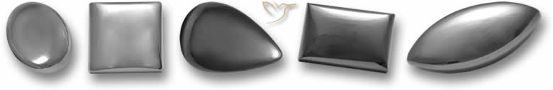 Pierres précieuses d'hématite