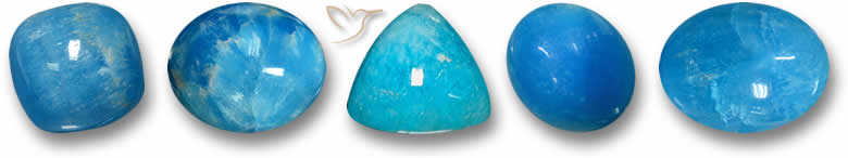 Pierres précieuses d'hémimorphite