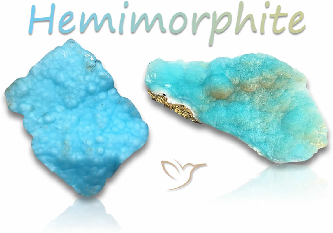 Pierres brutes hémimorphites