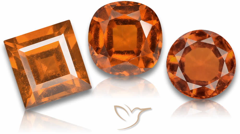 Grenat hessonite naturel
