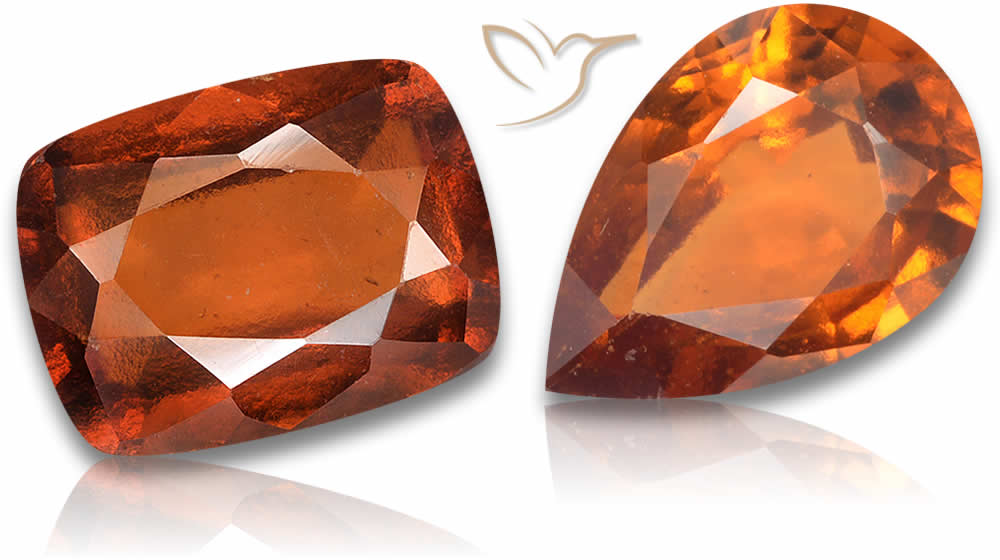 Grenat hessonite naturel