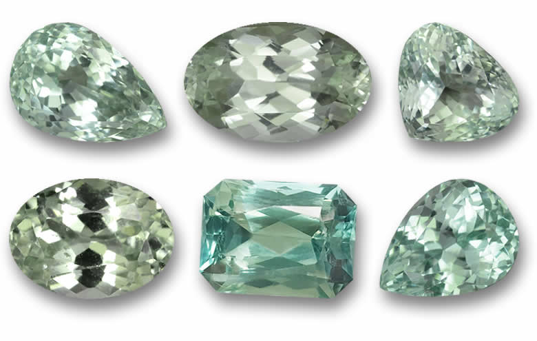 Shop Loose Hiddenite Gemstones - Faceted Hiddenites and Rare Hiddenite Stones