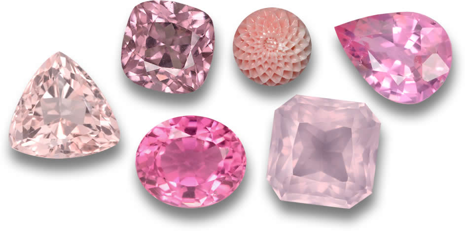 Pierres précieuses rose vif à vendre