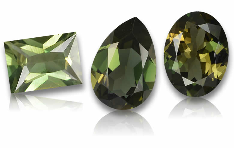 Shop Loose Kornerupine - Faceted Green Kornerupine for Rings, Pendants, Earrings