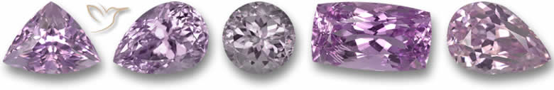 Pierres précieuses de Kunzite