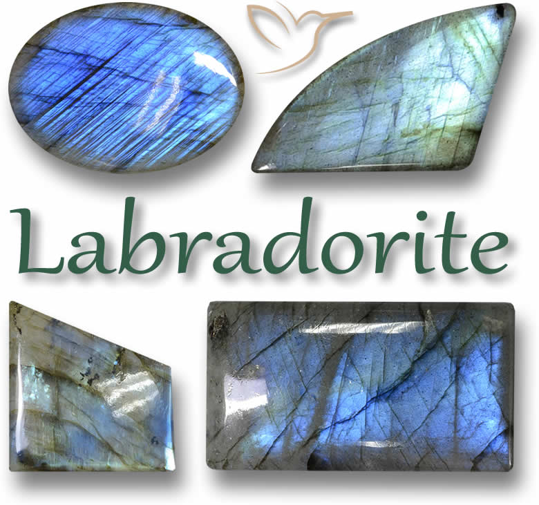 Pierres précieuses de labradorite