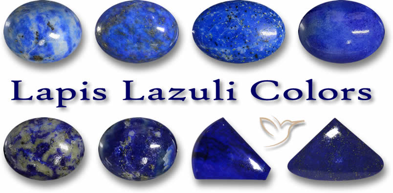 Pierres précieuses naturelles de lapis-lazuli