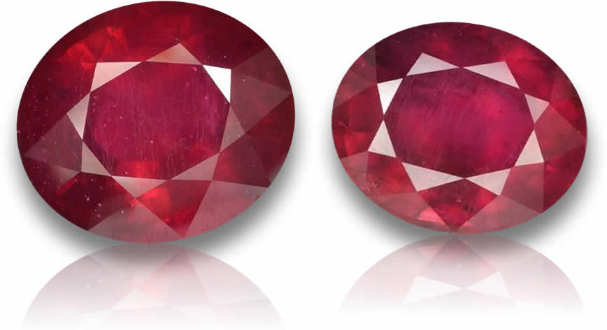 Gros rubis du Mozambique
