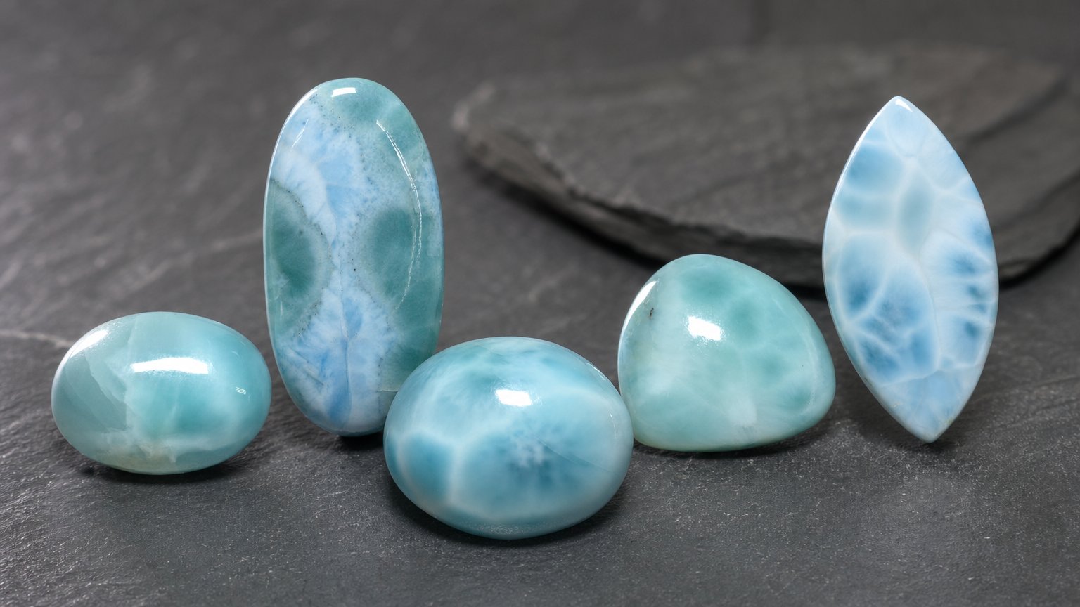 Pierres précieuses de larimar naturel - guide d'achat