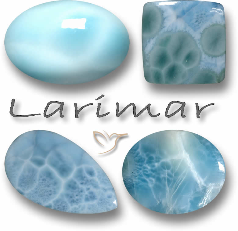 Pierres précieuses de larimar