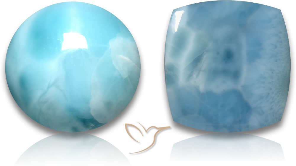 Pierres précieuses Pectolite/Larimar