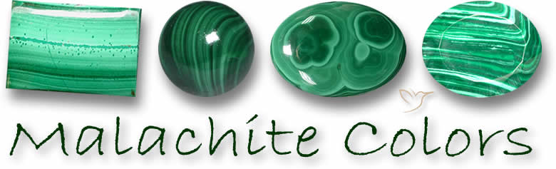 Gamme de couleurs malachite