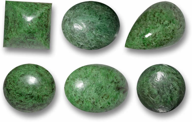 Loose Maw-Sit-Sit Stones - Natural Green Maw-Sit-Sit Gemstones and Carvings for Sale