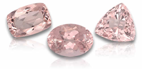 Pierres précieuses de morganite