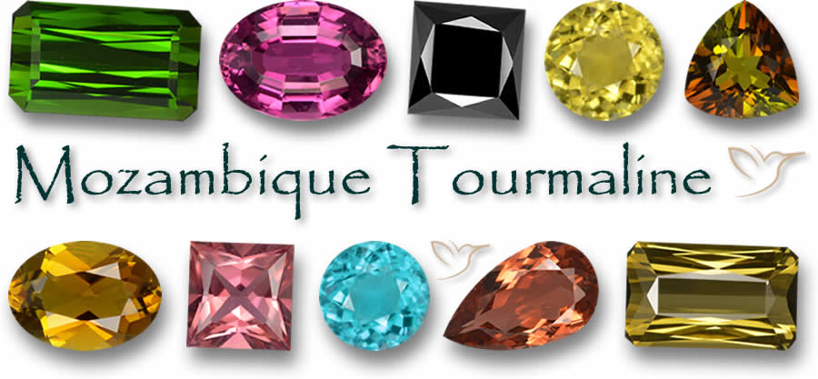 Pierres précieuses de tourmaline du Mozambique à vendre