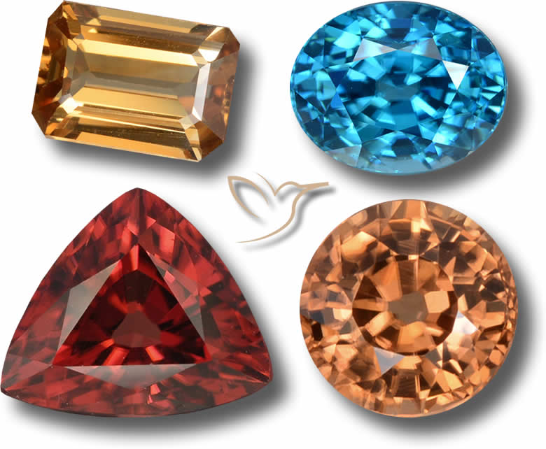 Pierres précieuses de zircon sur GemSelect