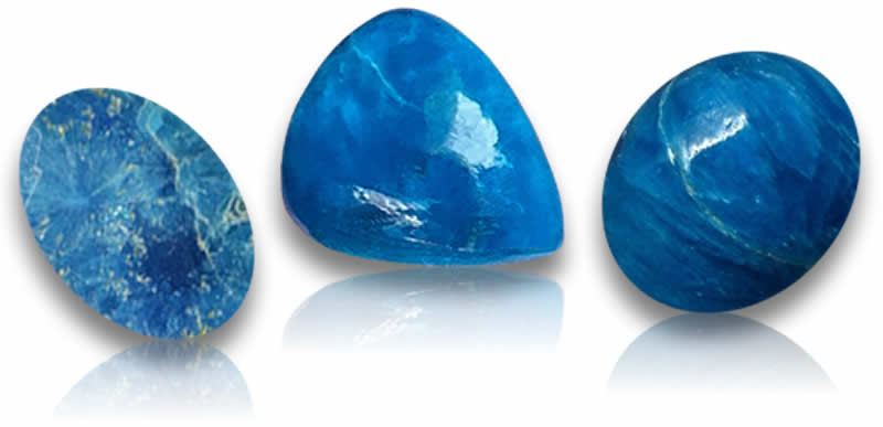 Pierres précieuses de cavansite