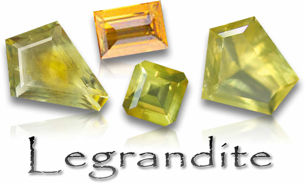 Pierres précieuses de Legrandite