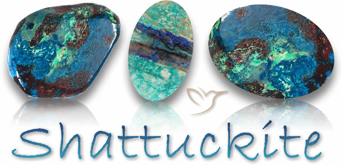 Pierres précieuses de Shattuckite