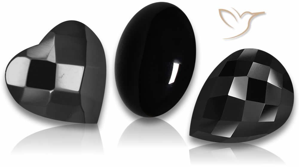 Pierres précieuses d'onyx