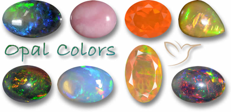 Gamme de couleurs opale