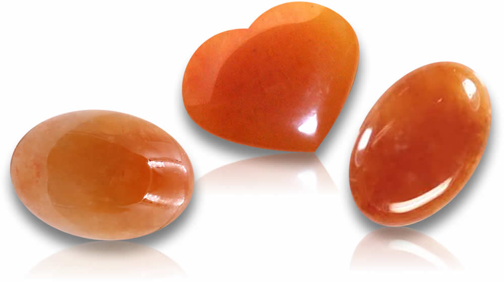 Acheter des pierres précieuses de jade orange