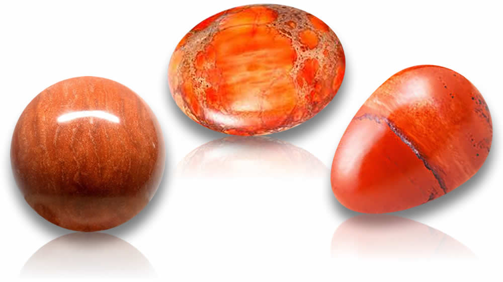 Acheter des pierres précieuses de jaspe orange