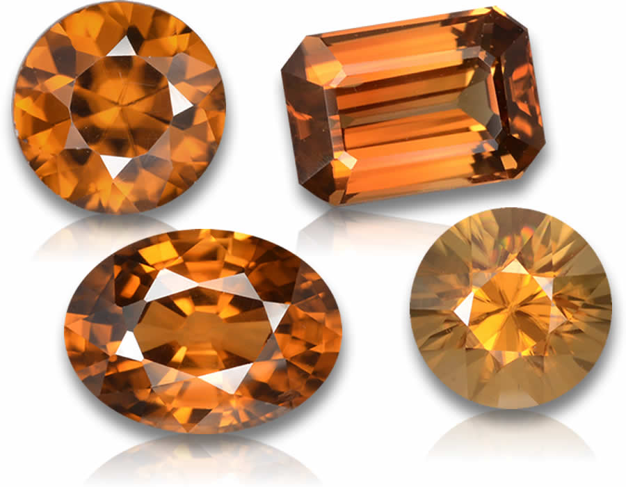 Zircon orange à vendre