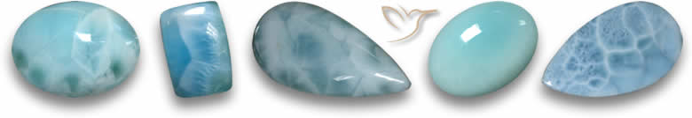 Pierres précieuses de pectolite