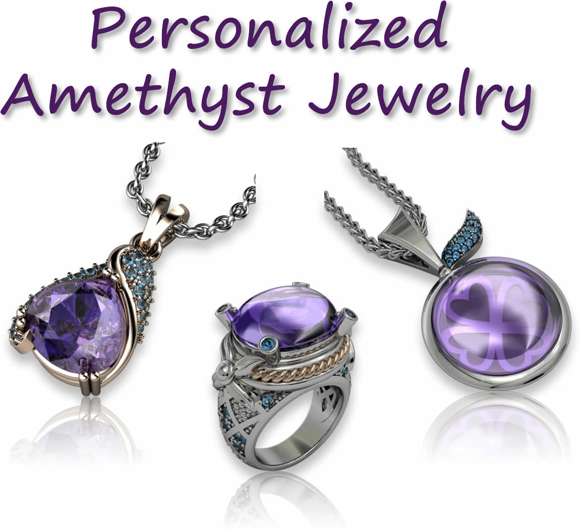 Bijoux Améthyste personnalisés