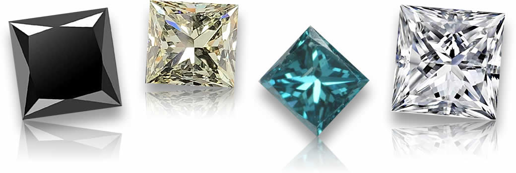 Diamant taille princesse à vendre