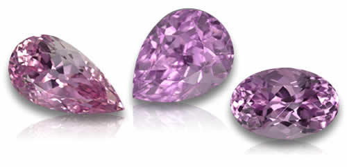 Pierres précieuses kunzites