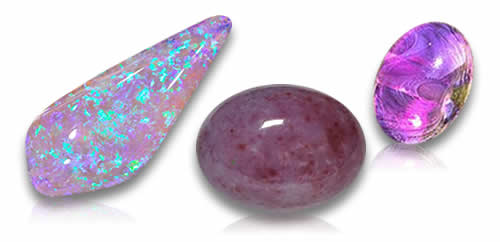 Pierres précieuses d'opale