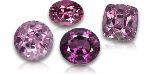 Pierres précieuses spinelles
