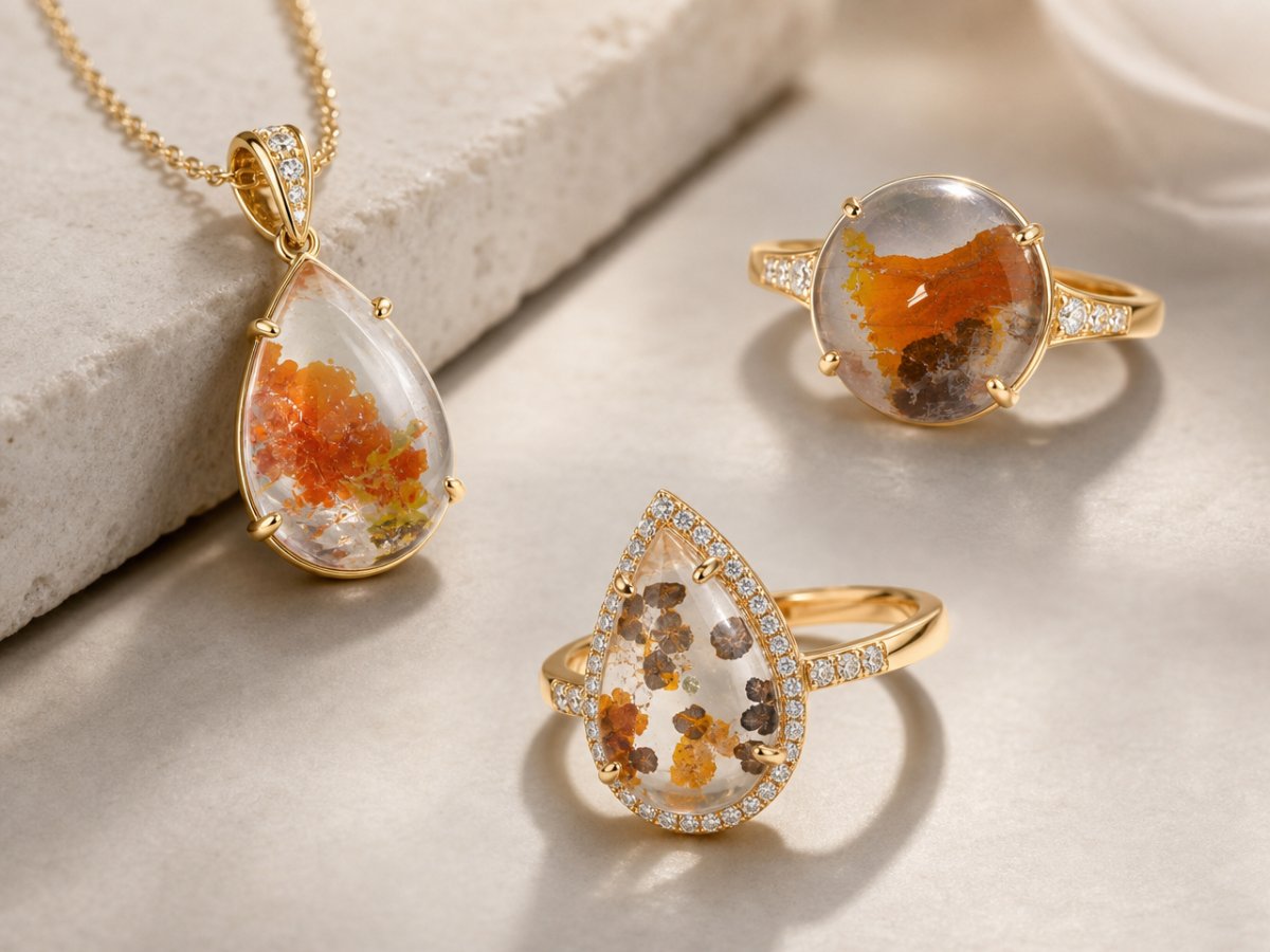 Bijoux en quartz et marcassite