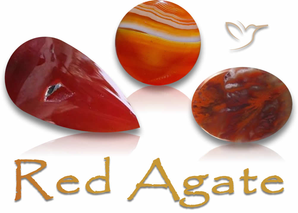 Acheter des pierres précieuses d'agate rouge