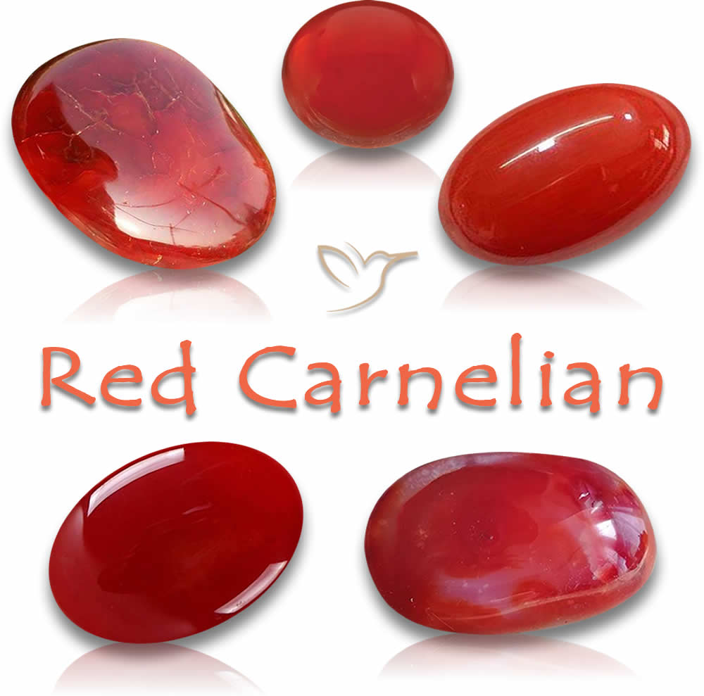 Acheter des pierres précieuses de cornaline rouge