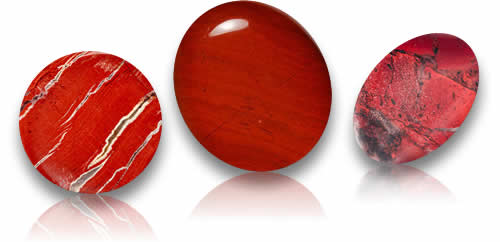 Pierres précieuses de jaspe