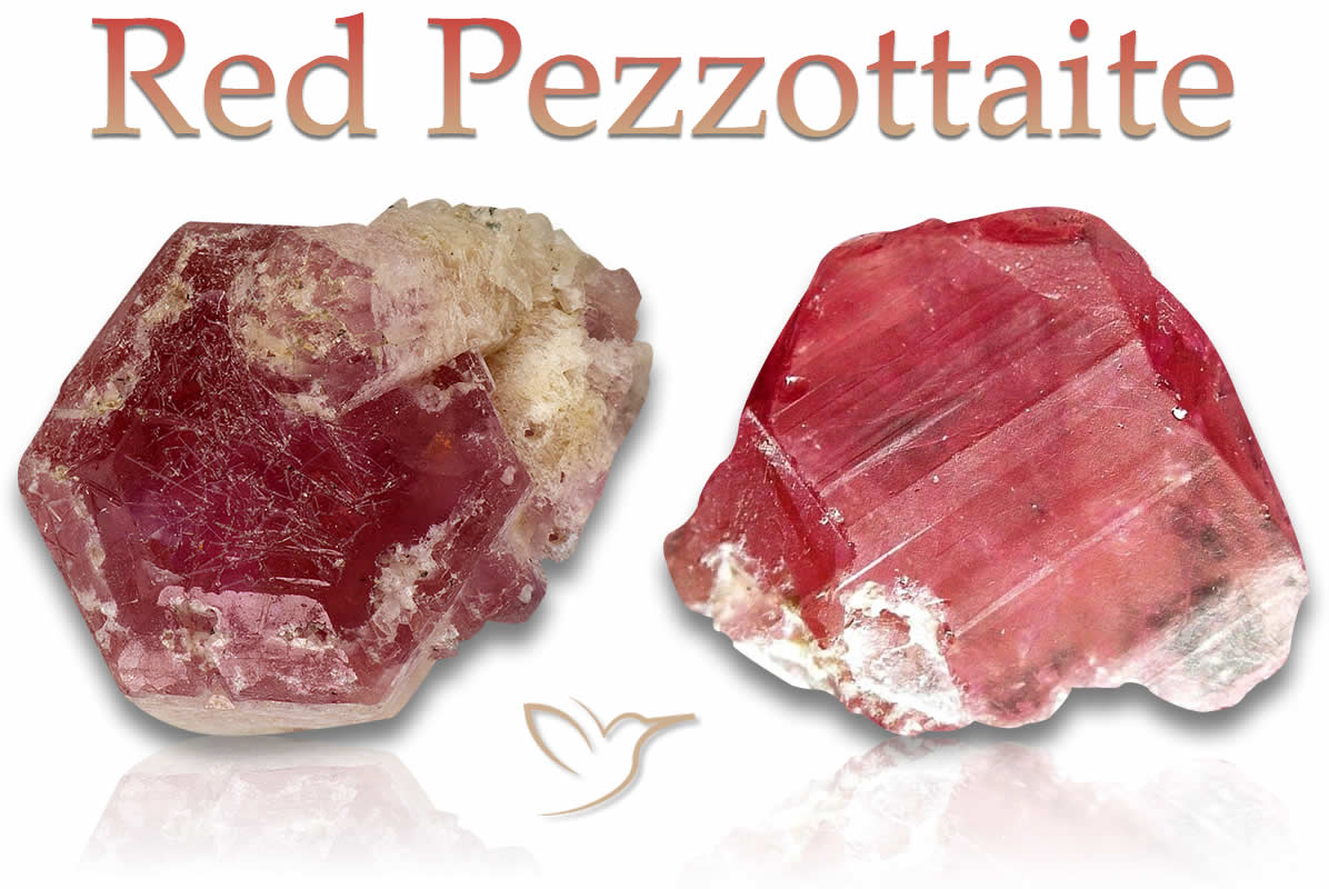 Pierres pezzottaites brutes