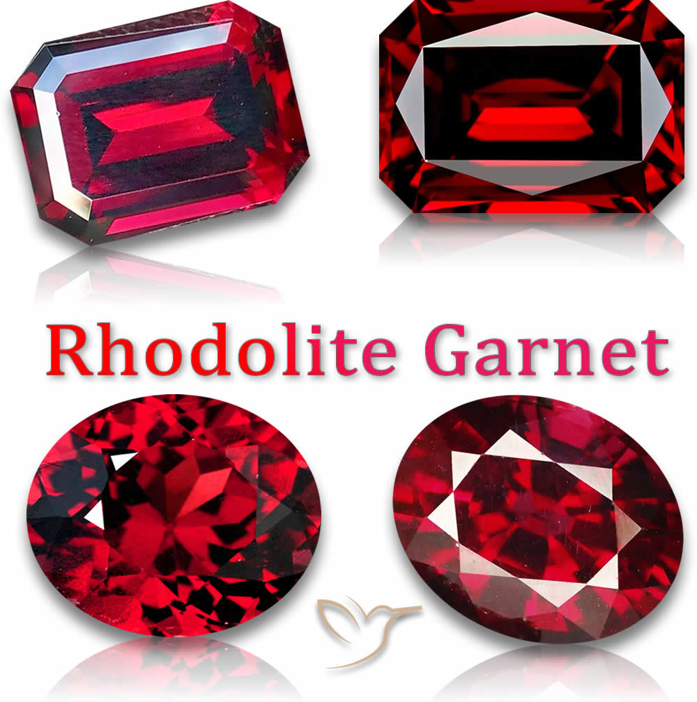 Acheter des pierres précieuses de grenat rhodolite