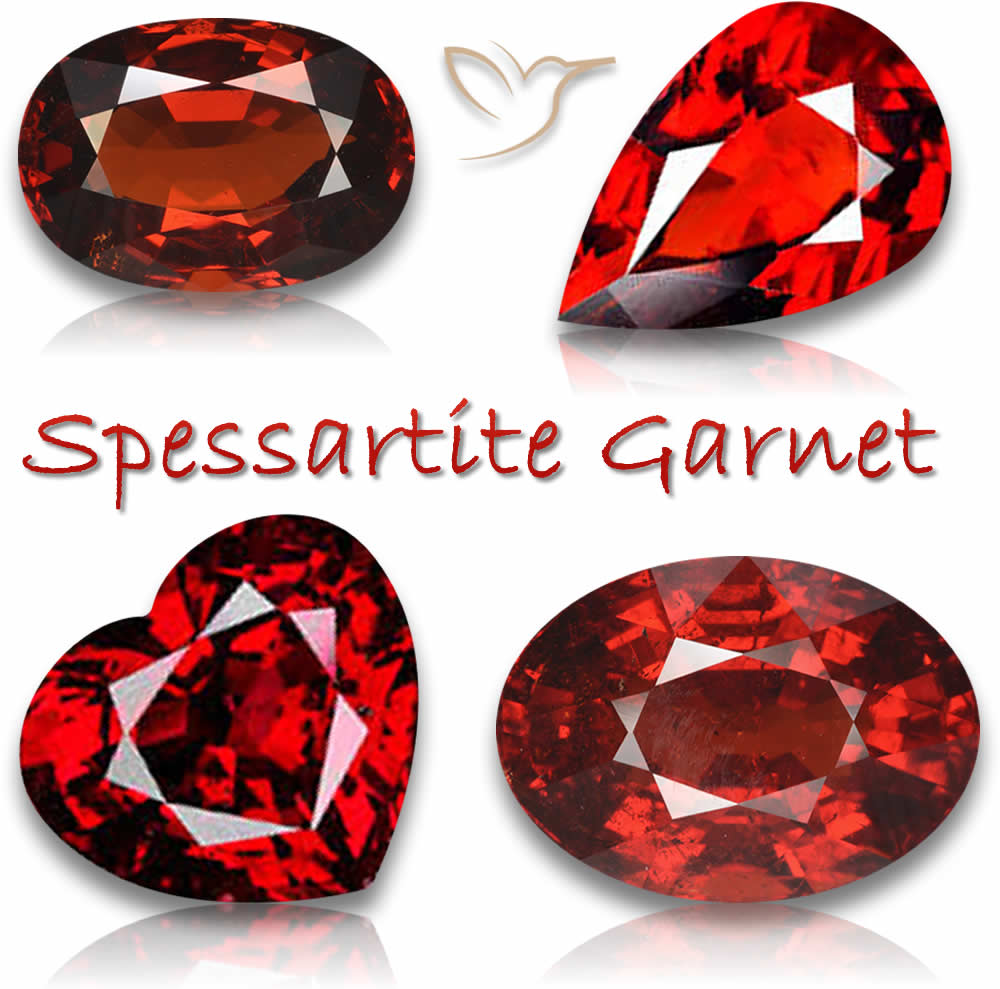 Acheter du grenat spessartite rouge