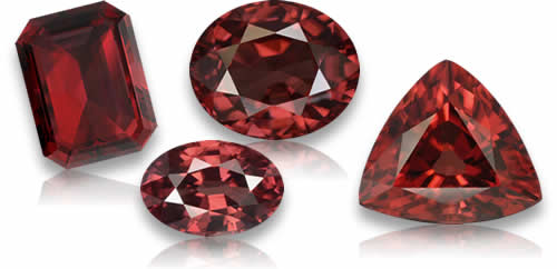 Pierres précieuses de zircone