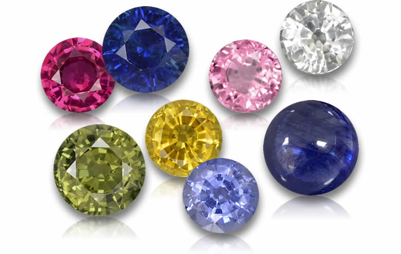 Loose Round Sapphires – Shop Round Sapphire Gemstones for Jewelry, Blue, Pink, Yellow and more