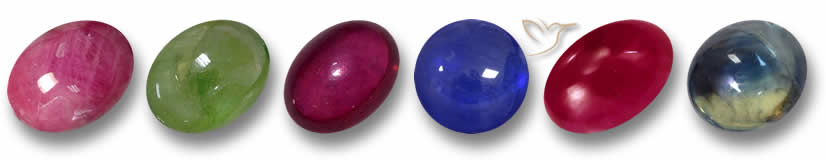 Pierres précieuses rubis et saphir