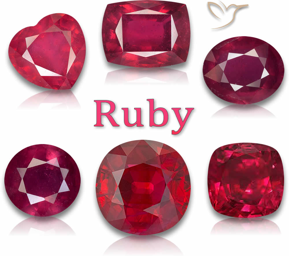 Acheter des pierres précieuses de rubis rouge