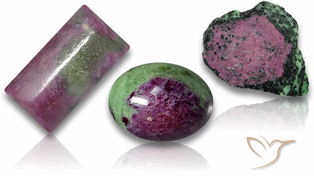 Rubis naturel en Zoisite