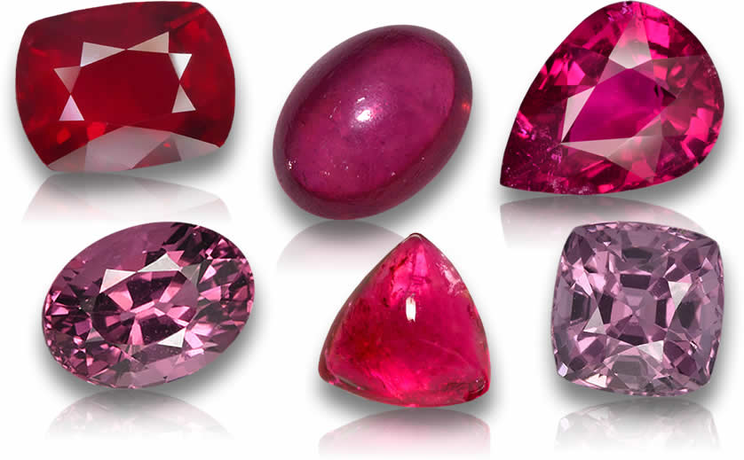 Rubis, Rubellite et Spinelle à vendre