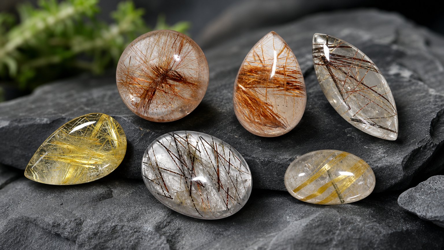 Pierres précieuses de quartz rutile naturel - guide d'achat