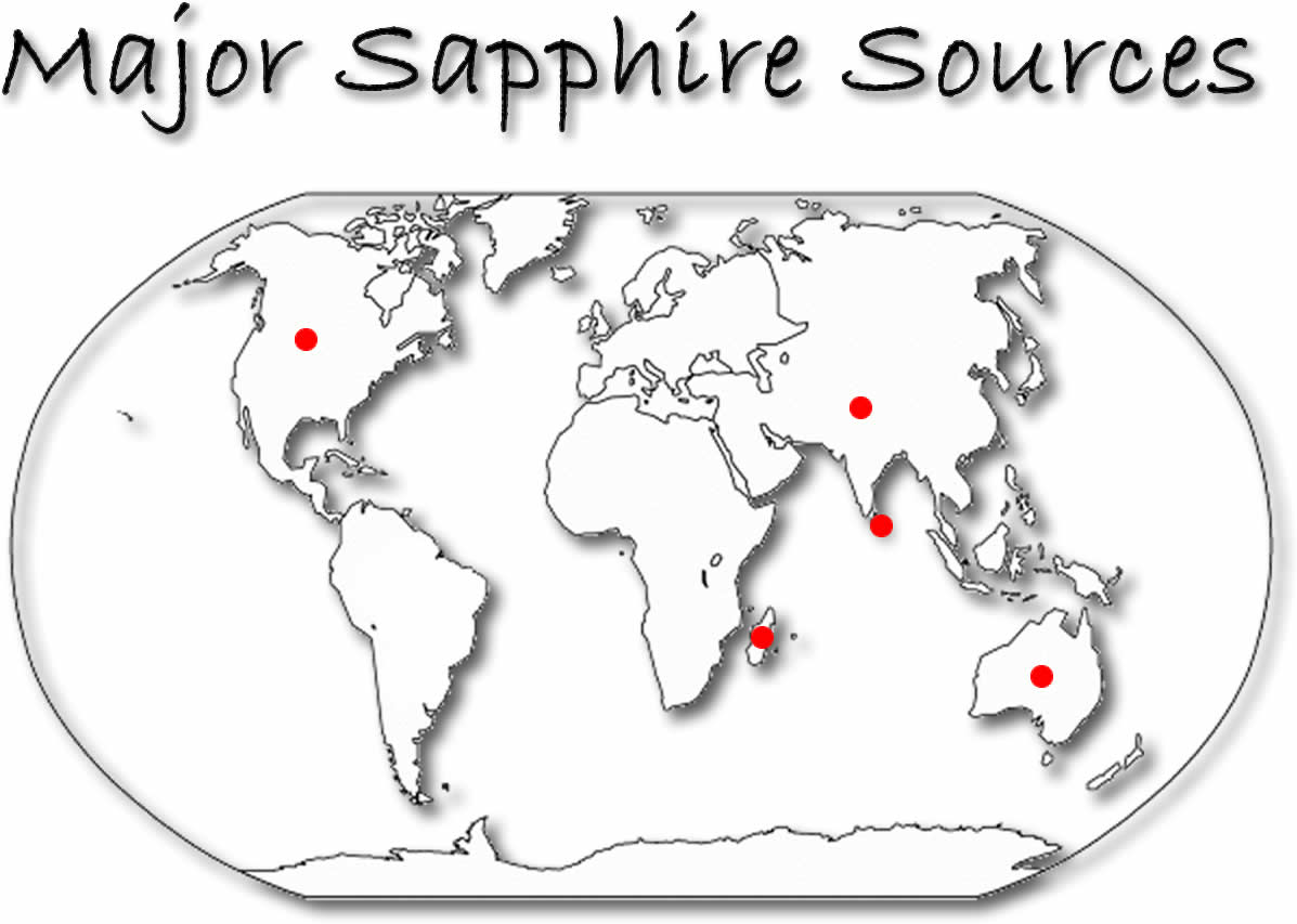 Sources de saphirs