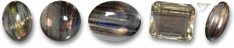Pierres précieuses de scapolite